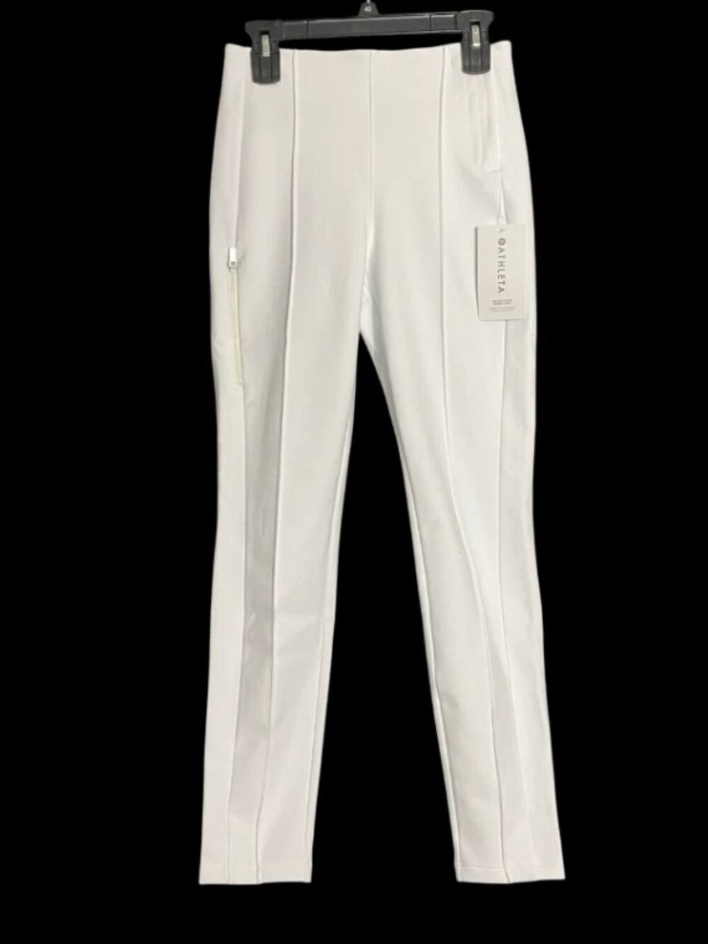 NWT Athleta Glacier Snow Womens White Skinny Casual Pants Size 6